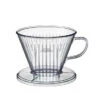 Kalita Style 103 Wide Brim Coffee Dripper - Clear Plastic -Delicious Coffee kalita 103 dripper plastic
