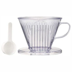 Kalita Style 103 Wide Brim Coffee Dripper - Clear Plastic -Delicious Coffee kalita 103 dripper plastic 2146cbdf 890c 4c52 86a6 8ab9e5301564