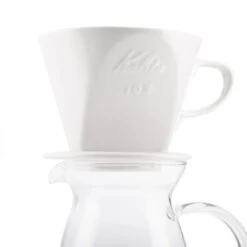 Kalita Style 102 Ceramic Coffee Dripper - White 19 Kalita Style 102 Ceramic Coffee Dripper - White -Delicious Coffee kalita ceramic 102 ontop 1 c9b05051 199b 436f 9ef6 d8c850fdeaaf