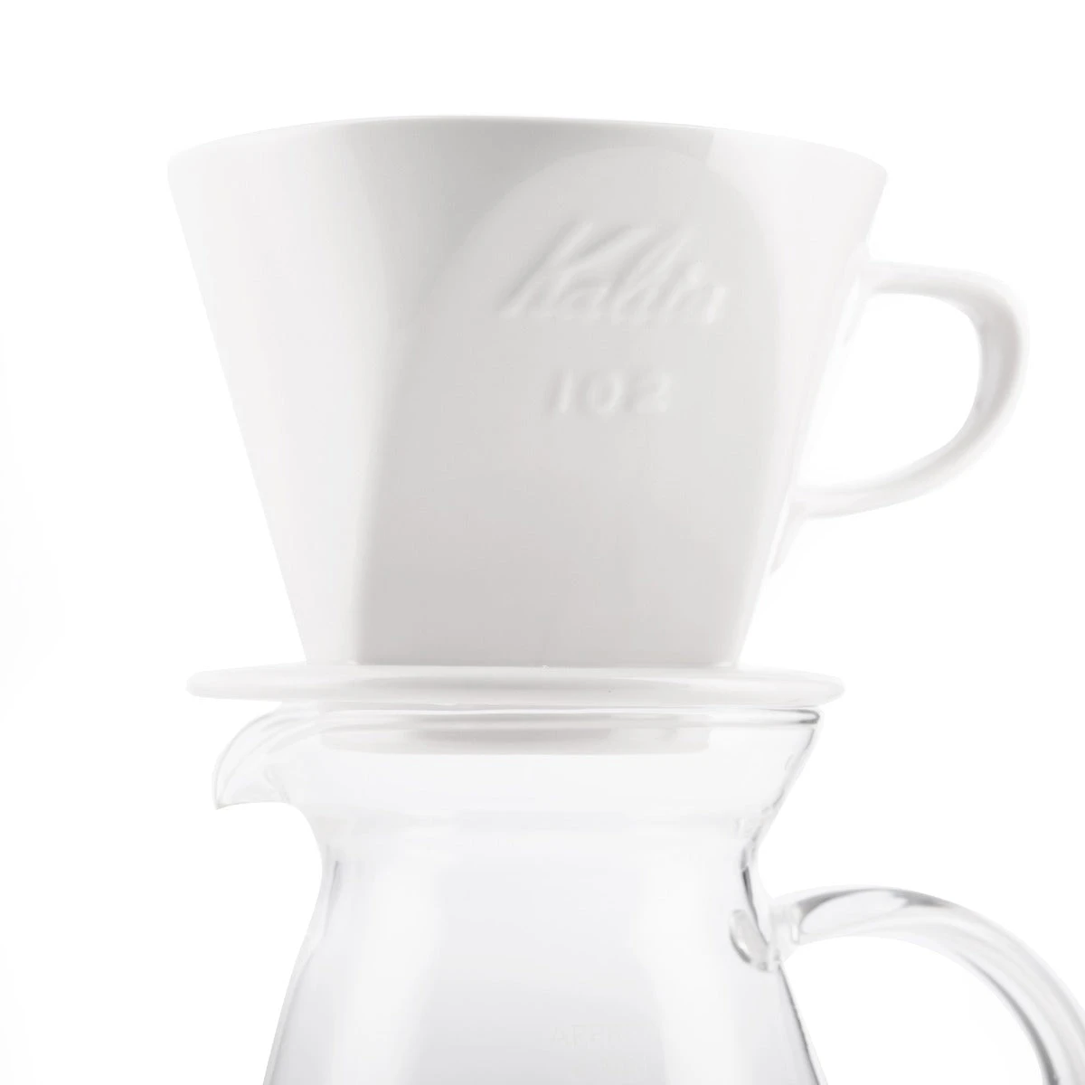 Kalita Style 102 Ceramic Coffee Dripper - White 11 Kalita Style 102 Ceramic Coffee Dripper - White - Image 9