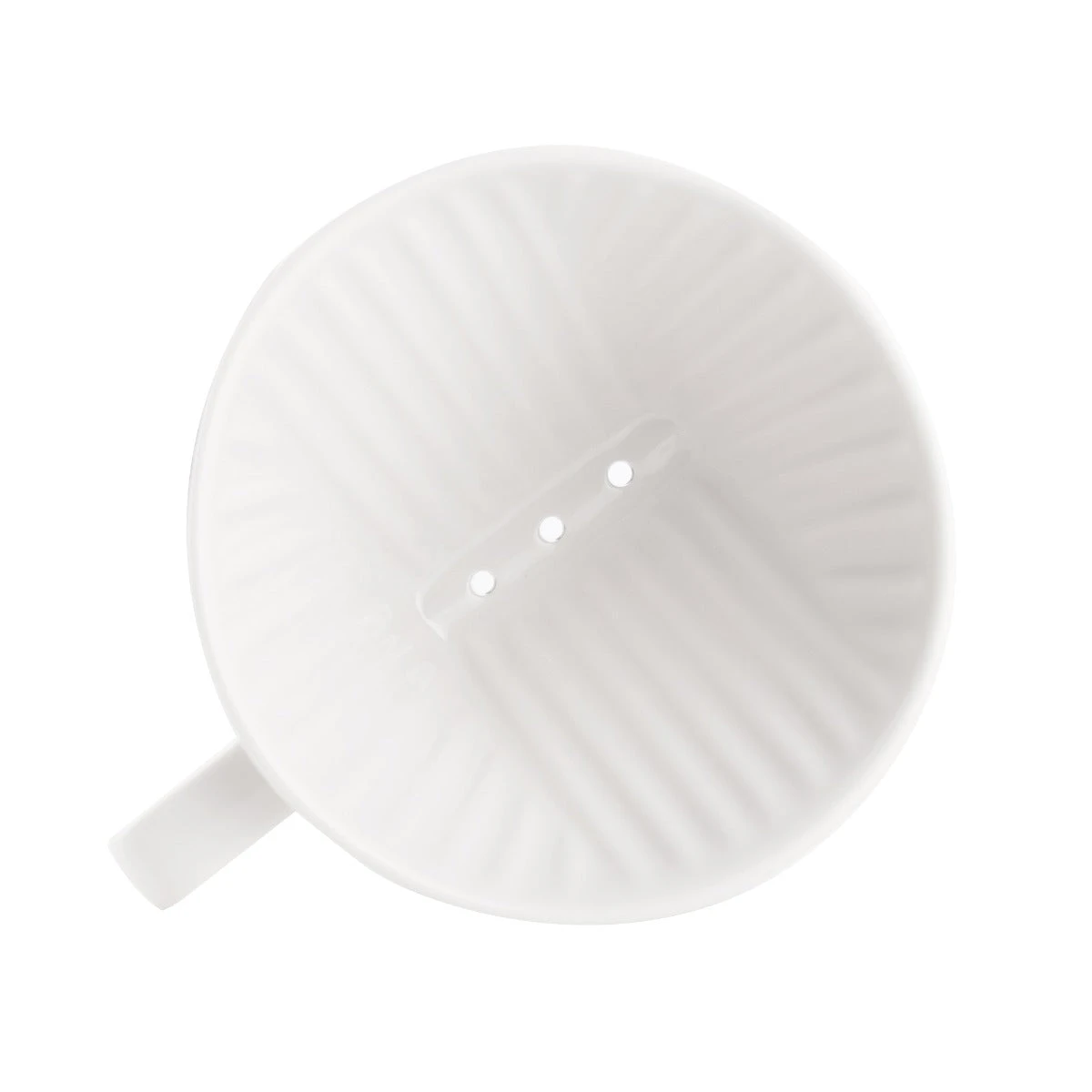 Kalita Style 102 Ceramic Coffee Dripper - White 6 Kalita Style 102 Ceramic Coffee Dripper - White - Image 4