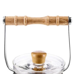 Yama Glass Chinese Water Kettle (40 Oz) -Delicious Coffee kettle handle 1 1 3adc952c d2ab 467d bcda 851197cb15c2