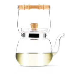 Yama Glass Chinese Water Kettle (40 Oz) -Delicious Coffee kettle hero with tea a6a6f127 d869 4ac4 9aea 73f32b68b9d7
