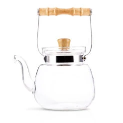 Yama Glass Chinese Water Kettle (40 Oz) -Delicious Coffee kettle hero 1 1