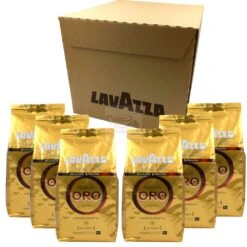 Brand Lavazza Qualita Oro Box 6x1kg -Delicious Coffee lavazza qualita oro doos 6