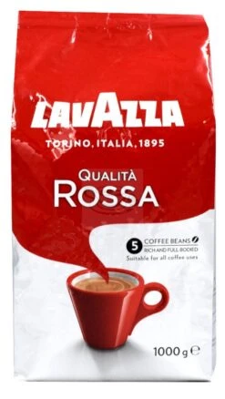 Lavazza Qualita Rossa -Delicious Coffee lavazza qualita rossa kopen kaufen bohne bonen koffie kaffee kl