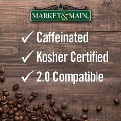Market & Main Chocolate Peanut Butter Single Serve Coffee Cups, 2 Boxes (24 Cups) -Delicious Coffee market main chocolate peanut butter cup coffee single serve cups 12cups3 2