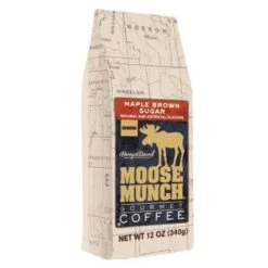 Harry & David Moose Munch Maple Brown Sugar Ground Gourmet Coffee 2 Bags -Delicious Coffee mbs2