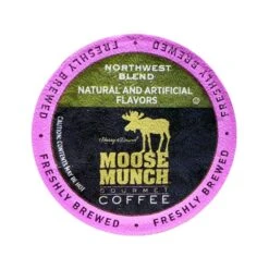 Moose Munch Northwest, Dark Chocolate Caramel, Milk Chocolate Caramel, MapleVanilla 4/18 Ct -Delicious Coffee moosemunchnorthwest 1 6