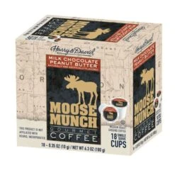 Moose Munch Milk Chocolate Peanut Butter Single Serve Cups, 2/18 Count -Delicious Coffee peanutbutter2 2