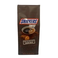 Snickers Caramel, Peanuts, Nougat And Chocolate, Naturally And Artificially Flavored Ground Coffee, 6/10 Oz Bags -Delicious Coffee snickers1 3