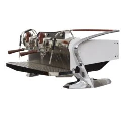 Slayer Steam LP 2 Group Volumetric Espresso Machine - White -Delicious Coffee steam lpx white qtrfront 2d6f6a61 d6c6 4eab 9168 64f9856b9d97