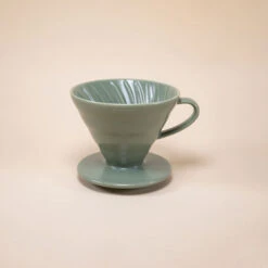 Hario V60 Ceramic Coffee Dripper 02 - Oil Green -Delicious Coffee v60 oil green
