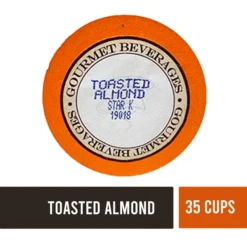 Toasted Almond Coffee, 35 Single Serve Cups 9 Toasted Almond Coffee, 35 Single Serve Cups -Delicious Coffee ya2
